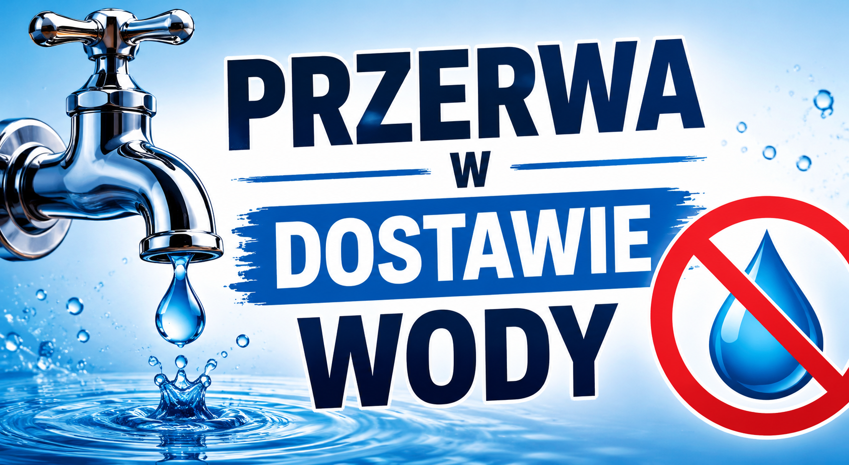 Przerwa w dostawie wody