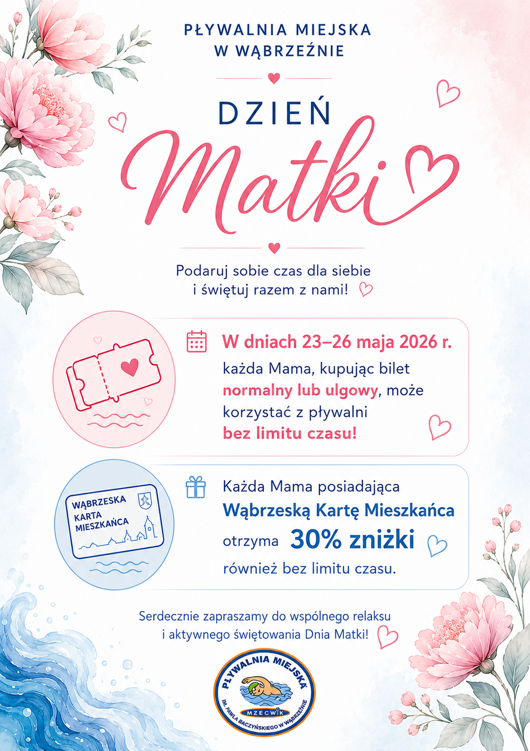 Dzień Matki na pływalni