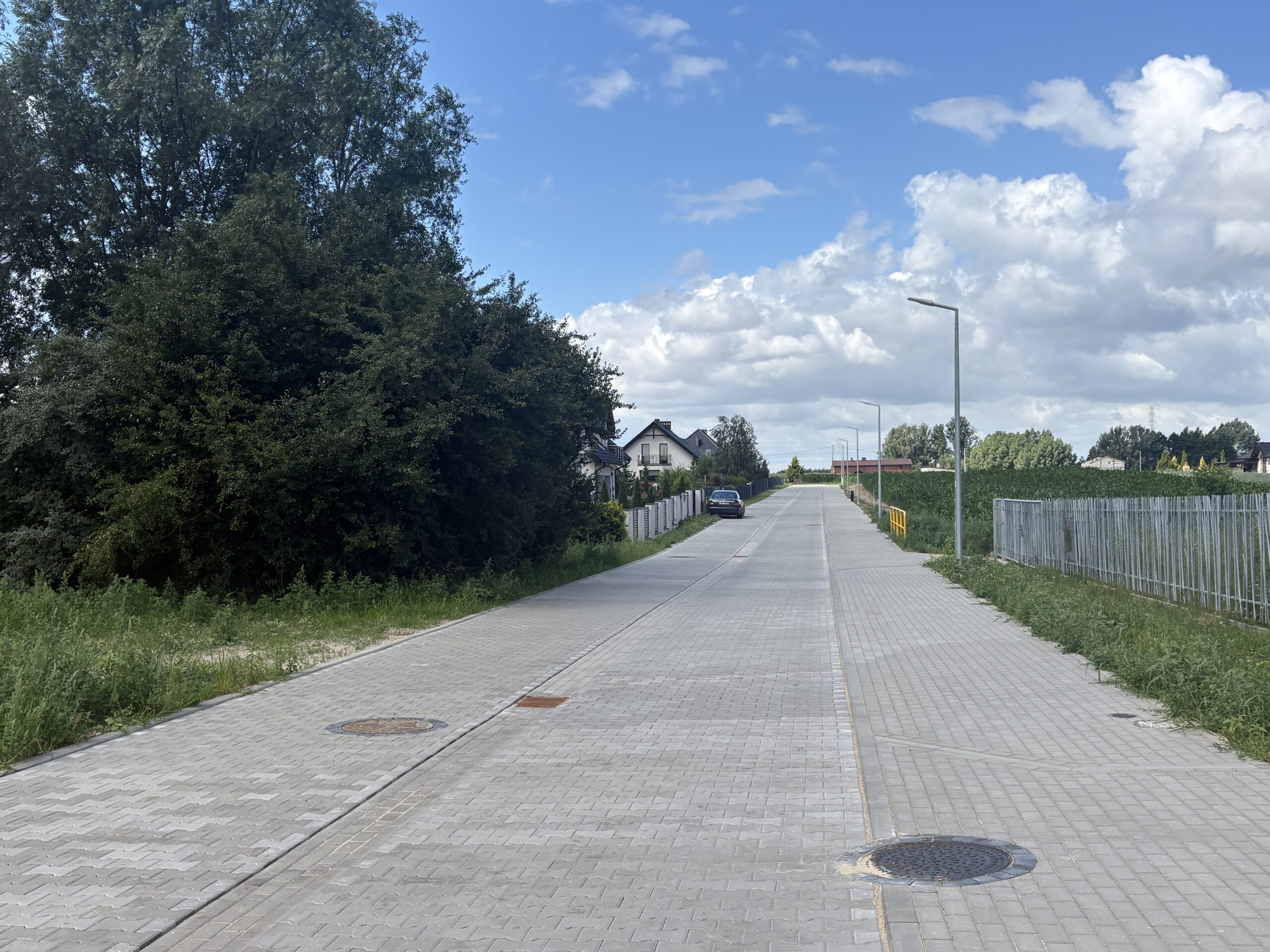 Ulica Modrzewiowa gotowa! Zakończyliśmy ważną drogową inwestycję w Wąbrzeźnie!